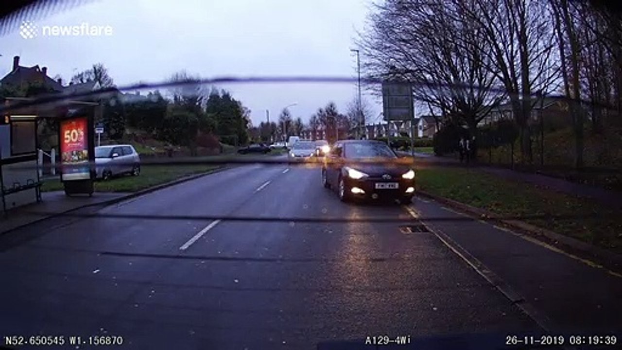 UK cyclist caught on camera being 'car doored' by careless passenger