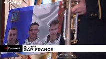 گرامیداشت یاد ۱۳ سرباز فرانسوی جانباخته در مالی