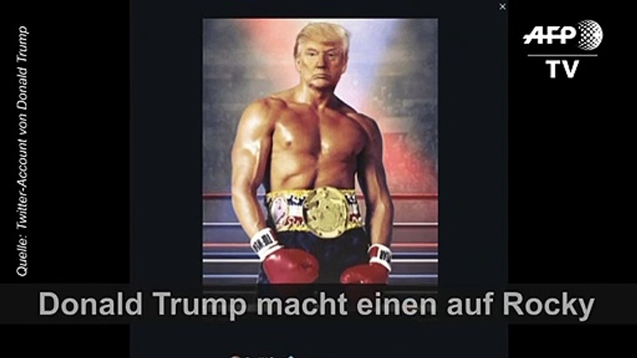Donald Trump macht einen auf Rocky