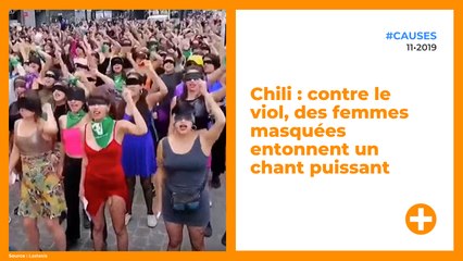 Chili : contre le viol, des femmes masquées entonnent un chant puissant