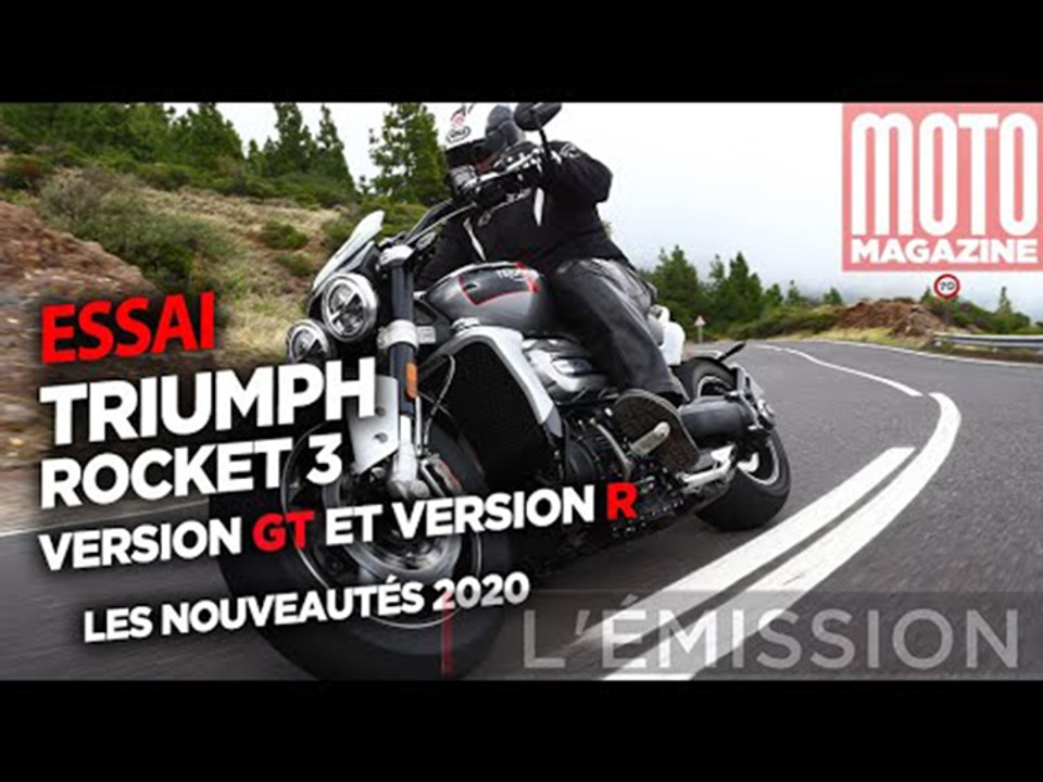 TRIUMPH ROCKET 3 GT et R 2020 - les grosses bêtes