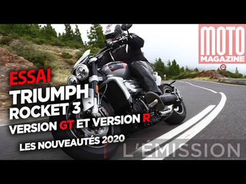 TRIUMPH ROCKET 3 GT et R 2020 - les grosses bêtes