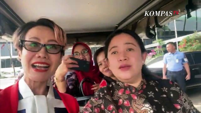 Momen Ketua DPR Puan Maharani Sopiri Para Pemred Keliling Gedung DPR