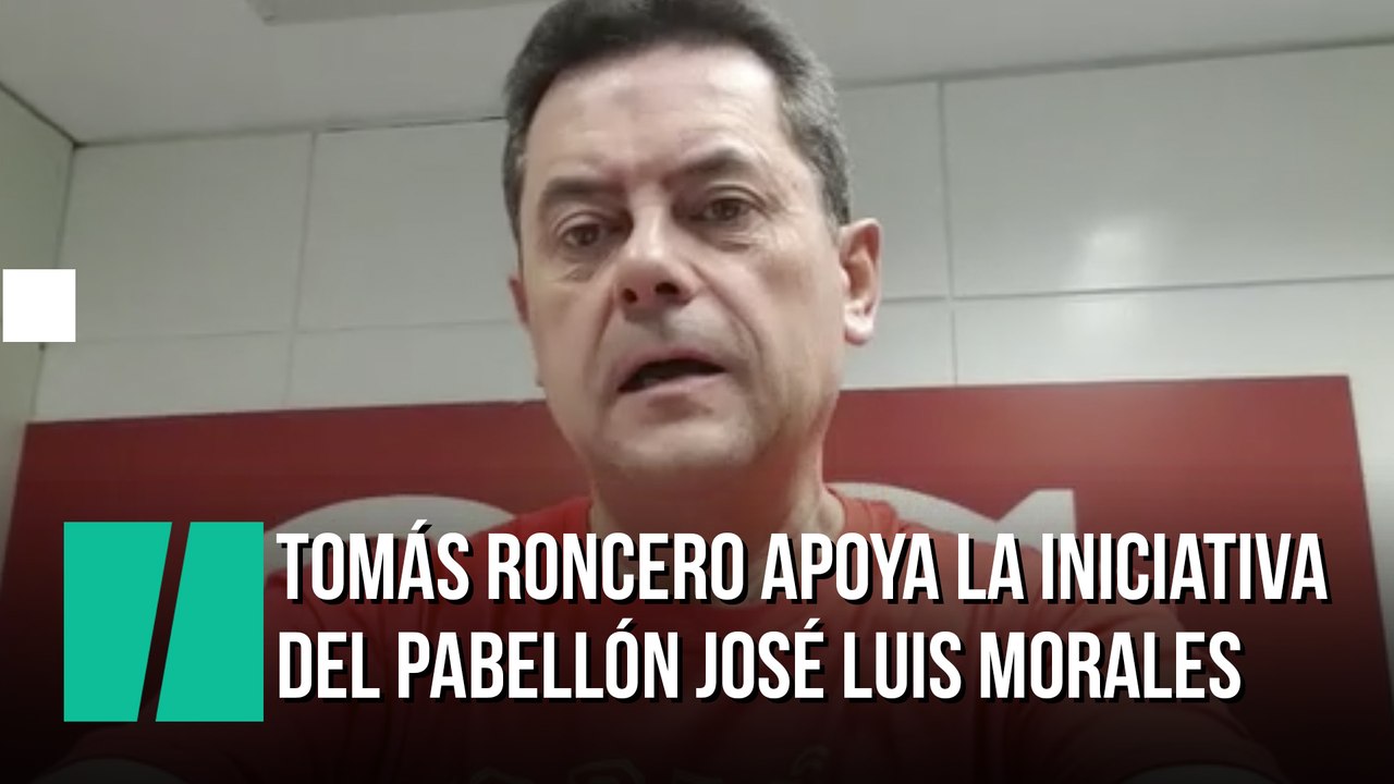 Tomás Roncero apoya la iniciativa del pabellón...