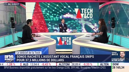 Le débrief de la Tech : Sonos rachète l'assistant vocal français Snips pour 37,5 millions de dollars - 27/11
