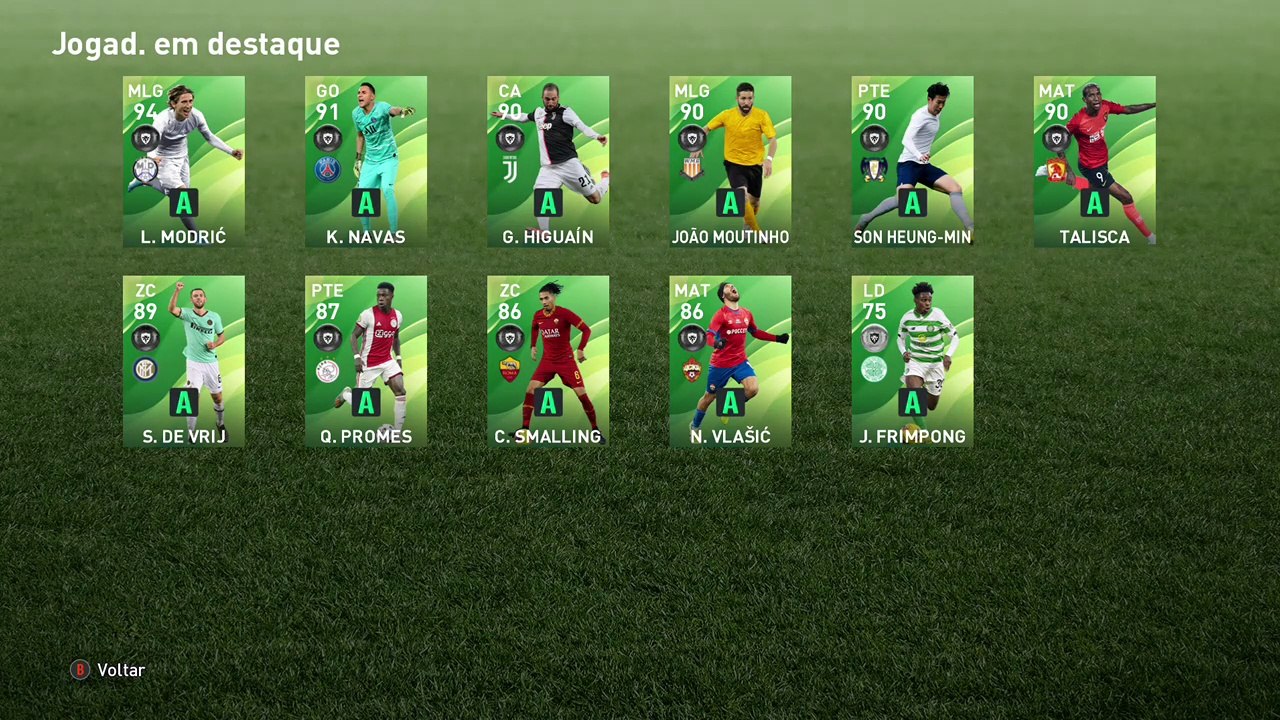 eFootball PES 2020 - Atualização semanal, novas lendas