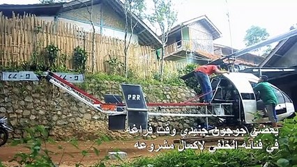 إندونيسي يبني مروحية ليتخلص من الاختناقات المرورية