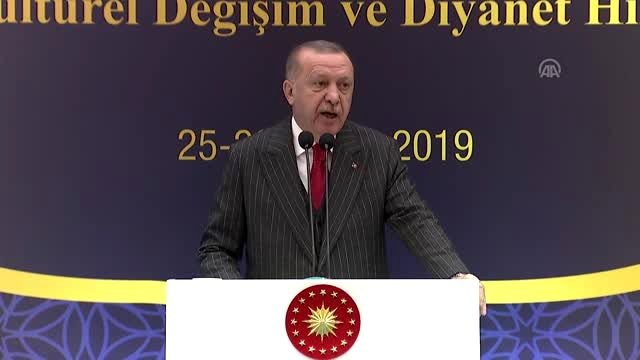 Cumhurbaşkanı Erdoğan: Hakla batılı karıştıran amorf inanç sistemlerinin genç kuşaklar arasında...