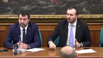 Conferenza stampa Lega su #MES con Salvini, Bagnai, Borghi, Romeo, Molinari e  Giorgetti