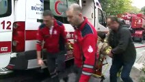 Fatih'te korkutan gecekondu yangını: 1 itfaiye eri yaralı