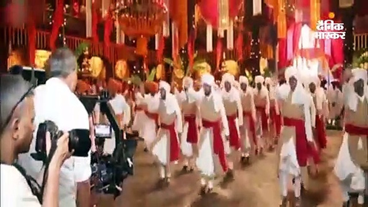मर्द मराठा गाने की मेकिंग