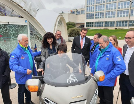Motos en la presentación de Pingüinos 2020 en Valladolid