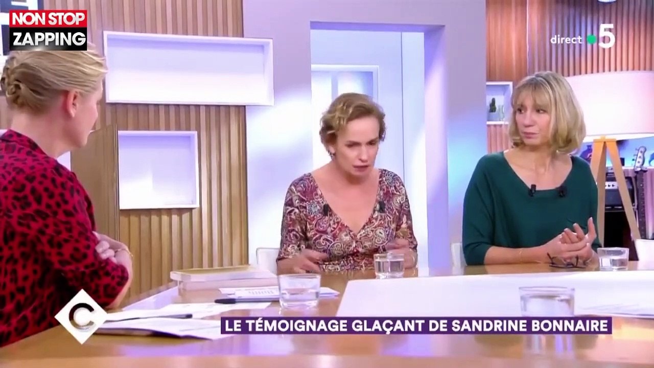 C à vous : le témoignage glaçant de Sandrine Bonnaire, victime de violences conjugales (vidéo)