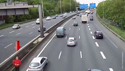 L’auto-stoppeur de l'autoroute A9