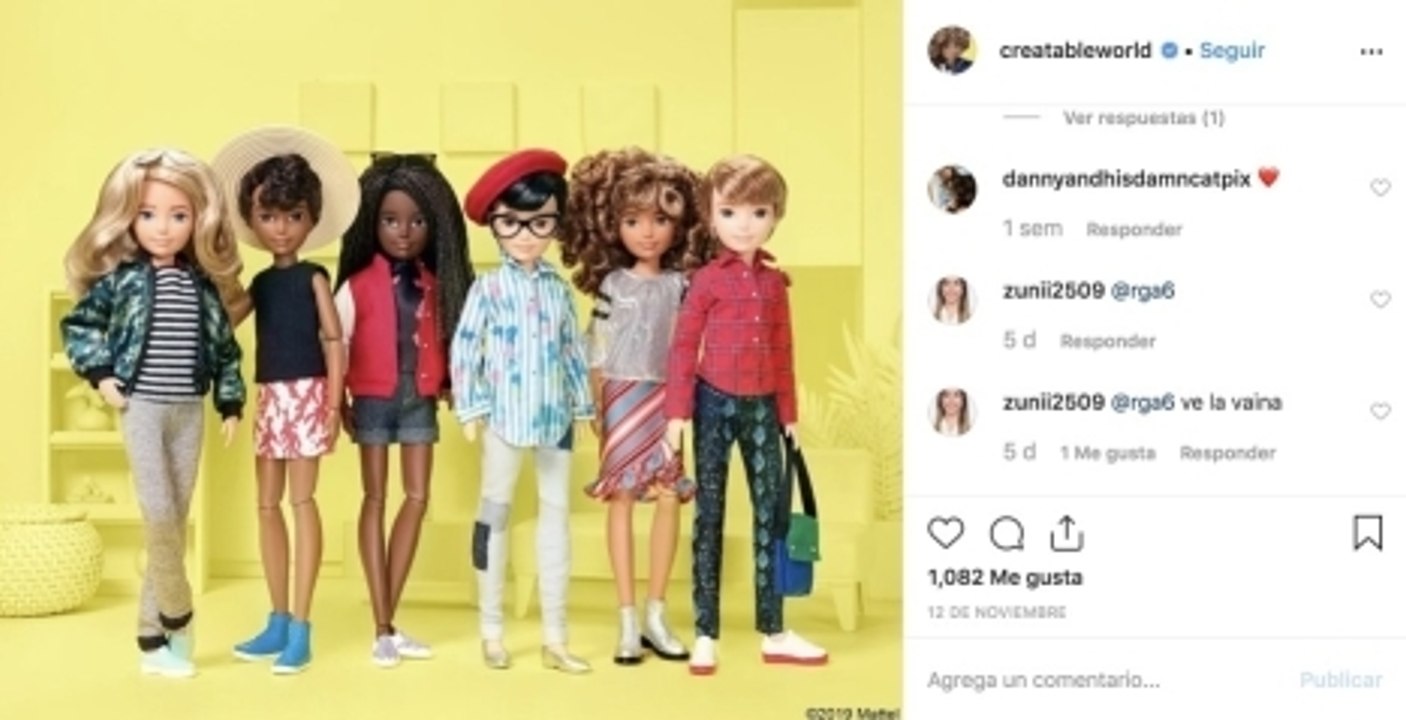 "Creatable world" el nuevo éxito de Mattel
