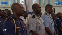 RTG / Célébration de Sainte Genevieve patronne de la gendarmerie  par les autorités militaires Gabonaises