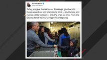 Obama In Thanksgiving Tweet: 'Give Back To Those Around Us'