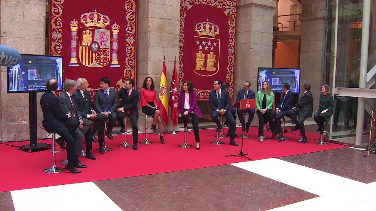Ayuso y Aguado celebran cien días de gobierno en Madrid