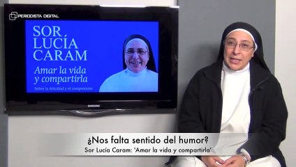 Sor Lucía Caram, autora de 'Amar la vida y compartirla'. 27-11-2014