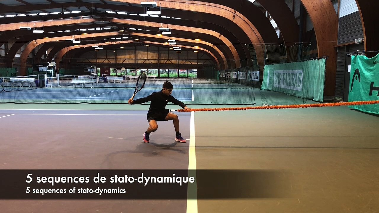 Améliorer l'ancrage des appuis en ligne au tennis