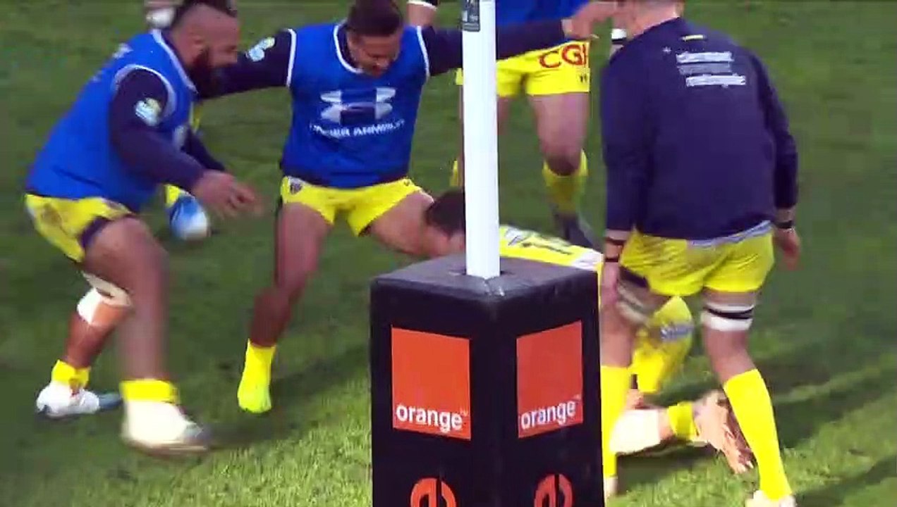 Essai Damian Penaud ASM - Montpellier