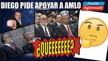 DIEGO FERNÁNDEZ DE CEVALLOS convoca a apoyar a AMLO ¿es broma?