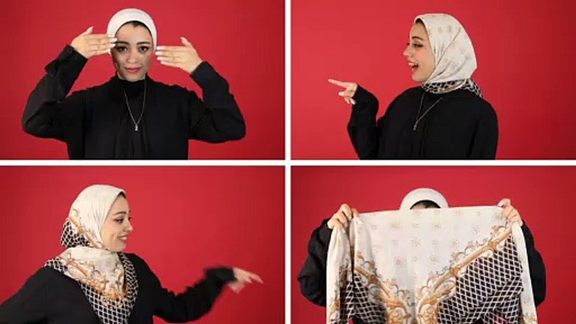 لفات الحجاب المربع بطرق عصرية مع الفاشينيستا غادة بهاء.. شاهدي الخطوات -  فيديو Dailymotion