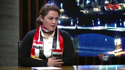 الفنانة التشكيلية نبراس هاشم تحكي عما فعله المتظاهرين في" الجدارية المهملة"  بساحة الطيران