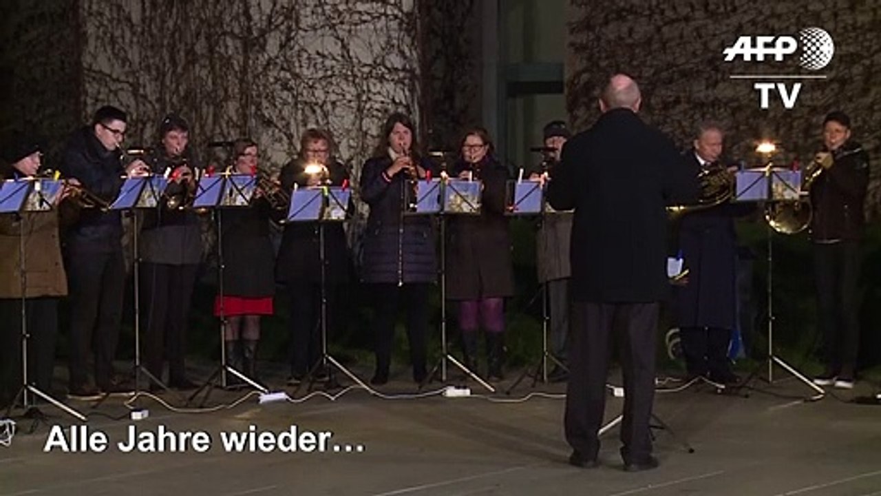 Weihnachtszauber im Kanzleramt
