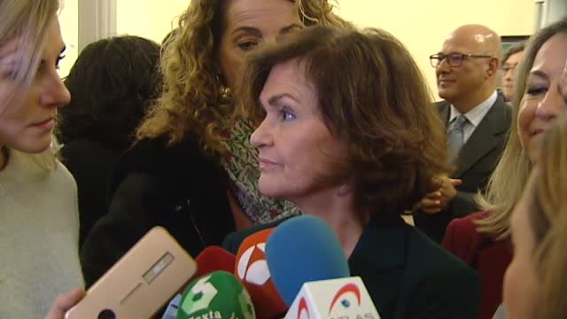 Carmen Calvo espera avanzar en la negociación con ERC