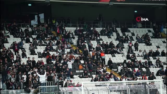 Beşiktaş - Slovan Bratislava maçından kareler -1-
