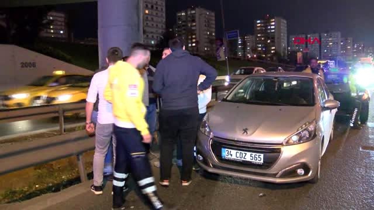Bakırköy d-100 karayolu'nda trafik kazası