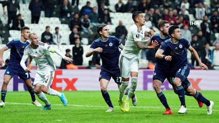 Beşiktaş - Slovan Bratislava maçından kareler -2-