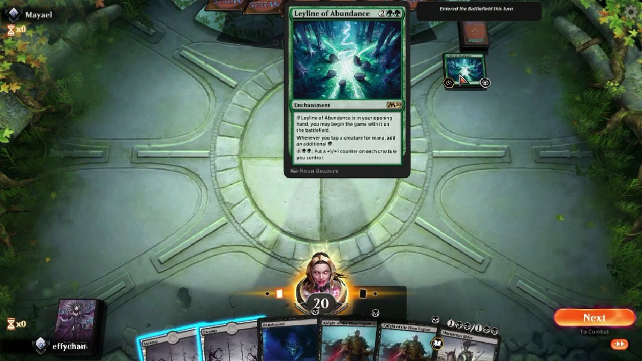 Mono Black Oven vs Mono Green (Standard Ranked)