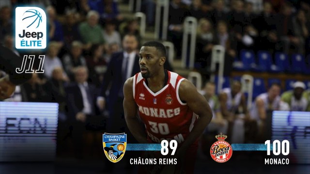 Jeep® ÉLITE : Châlons Reims vs Monaco (J11)