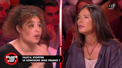 Nathalie Marquay défend sa position d'ancienne Miss France face à Fatima Benomar militante féministe