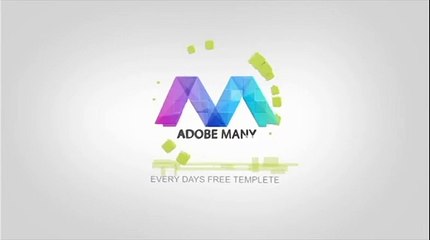 Adobe After Effects Template Geometry Logo