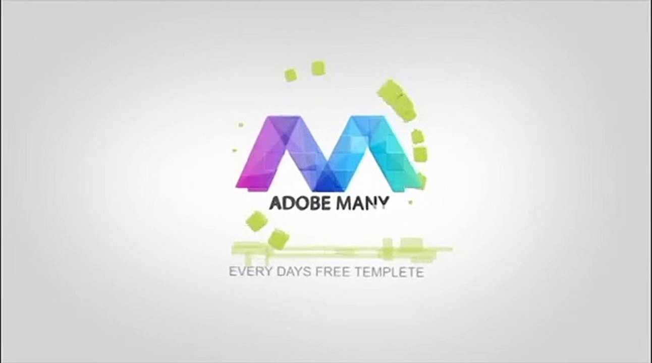 Adobe After Effects Template Geometry Logo