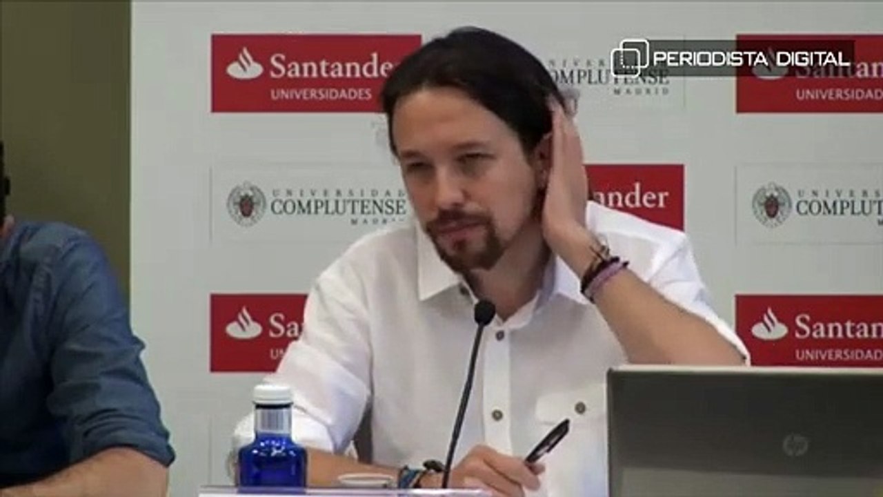 Pablo Iglesias, 'coletas acojonado'.