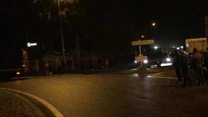 Le dépôt pétrolier de Brest bloqué par des patrons du bâtiment