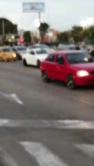 Carro de alta gamma se estrella en Bogotá por imprudente