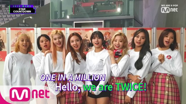 [2019 MAMA] Star Countdown D-6 by #TWICE