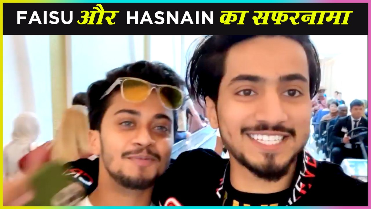 Faisu Aka Faisal Shaikh & Hasnain Khan Having A Gala Time In Abu Dhabi For Their Event