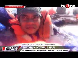 4 Hari Terombang-ambing di Laut, 12 Pemancing Selamat