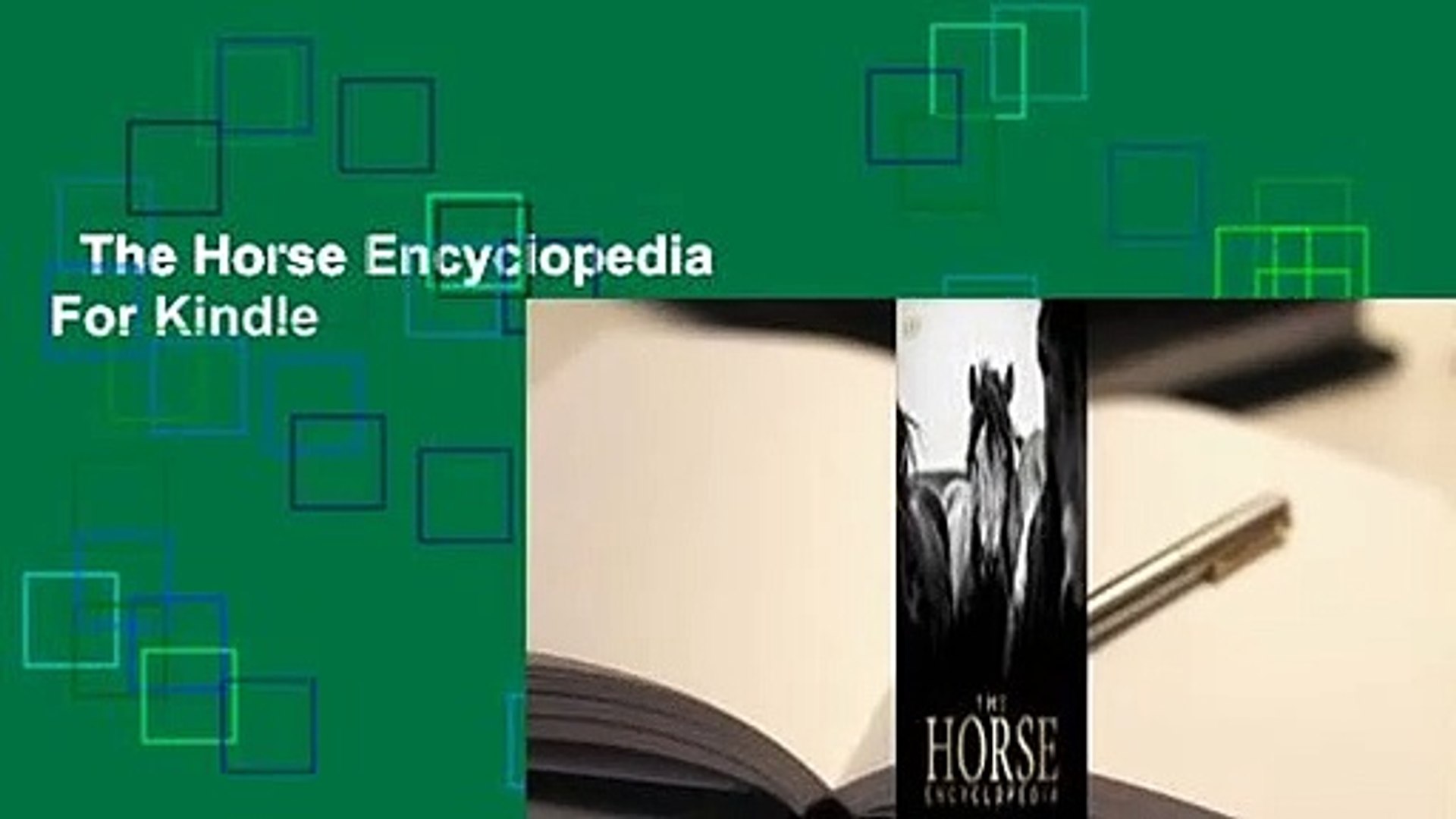 ⁣The Horse Encyclopedia  For Kindle