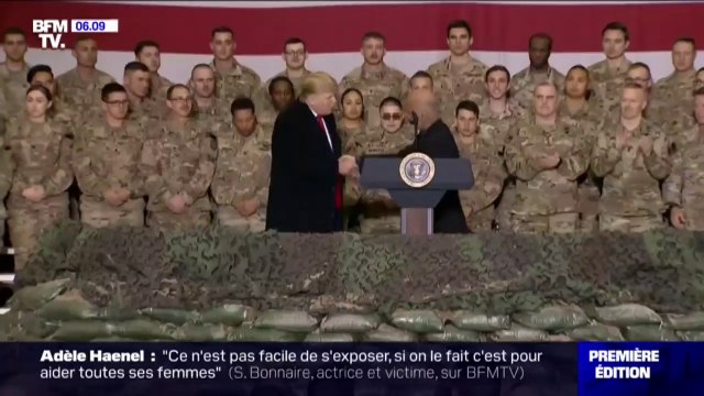 Pour Thanksgiving, Donald Trump a rendu visite aux soldats américains sur la base de Bagram, en Afghanistan