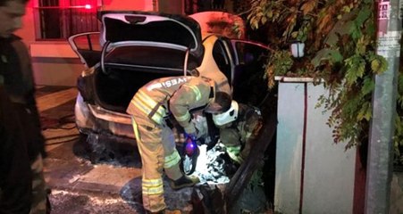 Dördüncü kez arabası kundaklandı: Eski sevgilim yakmış olabilir