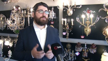 Katar ve Dubai saraylarını Bursa avizeleri süslüyor