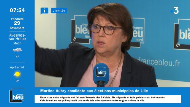 Municipales à Lille Martine Aubry veut aller encore plus loin avec les Lillois