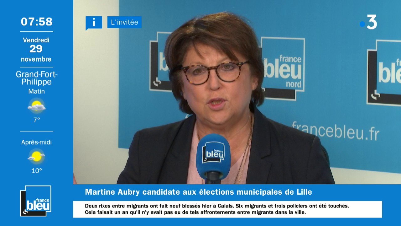 Municipales à Lille : "Les circonstances exceptionnelles sont là", dit Martine Aubry, candidate à sa succession
